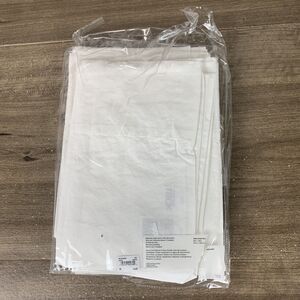 Nordstrom Rack Two King Pillow Cases 100% Cotton Modern White 20” x 40”